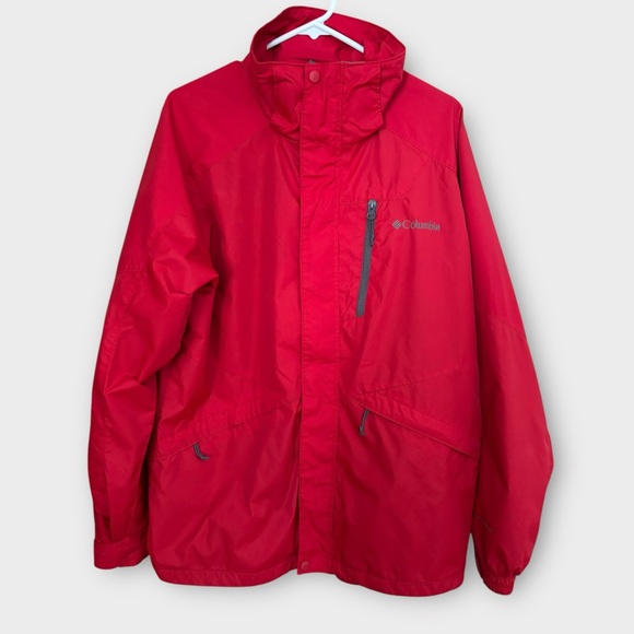 Columbia Men’s Red Interchange Omni Shield Shell Jacket Size M - Picture 1 of 7